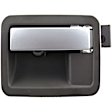 82078 Front Or Rear, Driver Side Smooth silver lever Interior Door Handle, With Door Lock Button, Help Series