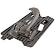 82106 Rear, Driver Side Textured Black Interior Door Handle, With Door Lock Button, Help Series
