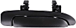 82118 Rear, Driver Side Textured Black Exterior Door Handle, Without Key Hole, Help Series