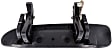 82118 Rear, Driver Side Textured Black Exterior Door Handle, Without Key Hole, Help Series