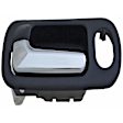 82204 Front, Driver Side Chrome Lever with Black Bezel Interior Door Handle, Sedan, Help Series