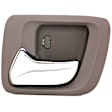 82208 Front, Driver Side Gray bezel with chrome lever Interior Door Handle, Help Series