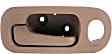 82234 Front, Driver Side Smooth brown Interior Door Handle, Help Series