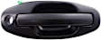 82259 Front, Passenger Side Smooth Black Exterior Door Handle, With Key Hole, Help Series