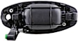 82259 Front, Passenger Side Smooth Black Exterior Door Handle, With Key Hole, Help Series
