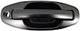 82261 Front, Passenger Side Textured Black Exterior Door Handle, With Key Hole, Help Series