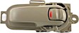 2008 Nissan Versa - Front Or Rear, Driver Side Textured beige Interior Door Handle, With Door Lock Button, Help Series