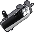82337 Front Or Rear, Passenger Side Chrome Lever with Black Bezel Interior Door Handle, With Door Lock Button, Help Series