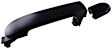 82364 Front Or Rear, Passenger Side Smooth Black Exterior Door Handle, Without Key Hole, Help Series