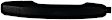 82393 Front, Passenger Side Textured Black Exterior Door Handle, Without Key Hole, Help Series