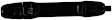 82393 Front, Passenger Side Textured Black Exterior Door Handle, Without Key Hole, Help Series