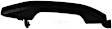 82393 Front, Passenger Side Textured Black Exterior Door Handle, Without Key Hole, Help Series