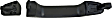 82395 Rear, Driver or Passenger Side Textured Black Exterior Door Handle, Without Key Hole, Help Series