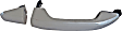 82396 Front, Passenger Side Chrome Exterior Door Handle, Without Key Hole, Help Series