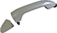 82396 Front, Passenger Side Chrome Exterior Door Handle, Without Key Hole, Help Series