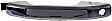 82397 Front, Driver Side Chrome Exterior Door Handle, Without Key Hole, Help Series