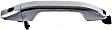82397 Front, Driver Side Chrome Exterior Door Handle, Without Key Hole, Help Series