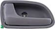 82414 Front, Driver Side Smooth Gray Interior Door Handle, Without Door Lock Button, Help Series