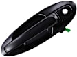 82423 Front, Passenger Side Smooth Black Exterior Door Handle, With Key Hole, Help Series