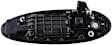 82423 Front, Passenger Side Smooth Black Exterior Door Handle, With Key Hole, Help Series