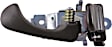82449 Front Or Rear, Passenger Side Beige Interior Door Handle, With Door Lock Button, Help Series