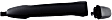 82459 Rear, Driver Side Smooth Black Exterior Door Handle, Without Key Hole, Help Series