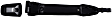 82461 Rear, Passenger Side Smooth Black Exterior Door Handle, Without Key Hole, Help Series