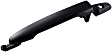 82462 Front, Driver Side Smooth Black Exterior Door Handle, With Key Hole, Help Series