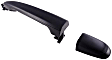 82495 Rear, Driver or Passenger Side Smooth Black Exterior Door Handle, Without Key Hole, Help Series