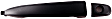 82499 Front, Driver Side Textured Black Exterior Door Handle, With Key Hole, Help Series
