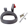 82515 Front Or Rear, Passenger Side Black Interior Door Handle, Without Door Lock Button, Help Series