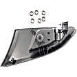 82522 Front, Passenger Side Chrome Lever with Black Bezel Interior Door Handle, Help Series