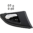 82522 Front, Passenger Side Chrome Lever with Black Bezel Interior Door Handle, Help Series