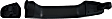 82536 Front, Passenger Side Black Exterior Door Handle, Without Key Hole, Help Series