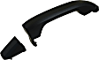 82538 Rear, Driver or Passenger Side Black Exterior Door Handle, Without Key Hole, Help Series