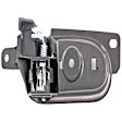 82556 Front Or Rear, Passenger Side Chrome Lever with Black Bezel Interior Door Handle, Help Series