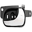 82556 Front Or Rear, Passenger Side Chrome Lever with Black Bezel Interior Door Handle, Help Series