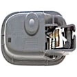 82633 Front, Driver Side Chrome lever Interior Door Handle, Without Door Lock Button, Help Series
