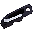 82653 Front, Driver Side Chrome lever Interior Door Handle, With Door Lock Button, Help Series