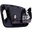 82653 Front, Driver Side Chrome lever Interior Door Handle, With Door Lock Button, Help Series