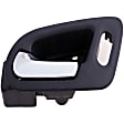 82653 Front, Driver Side Chrome lever Interior Door Handle, With Door Lock Button, Help Series