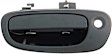 82671 Front, Driver Side Smooth Black Exterior Door Handle, Without Key Hole, Help Series