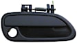 82674 Front, Passenger Side Textured Black Exterior Door Handle, Without Key Hole, Help Series