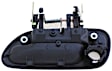 82674 Front, Passenger Side Textured Black Exterior Door Handle, Without Key Hole, Help Series