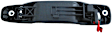 82701 Rear, Driver Side Textured Black Exterior Door Handle, Without Key Hole, Help Series