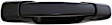82704 Front, Passenger Side Smooth Black Exterior Door Handle, Without Key Hole, Help Series