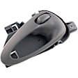 82722 Rear, Driver Side Gray Interior Door Handle, With Door Lock Button, Help Series