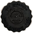 82746 Help Series Power Steering Reservoir Cap - Black and Gray, Plastic, Direct Fit, Sold individually
