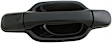 82809 Front, Passenger Side Smooth Black Exterior Door Handle, Without Key Hole, Help Series