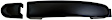 82974 Front, Passenger Side Paint to Match Exterior Door Handle, Without Key Hole, Help Series